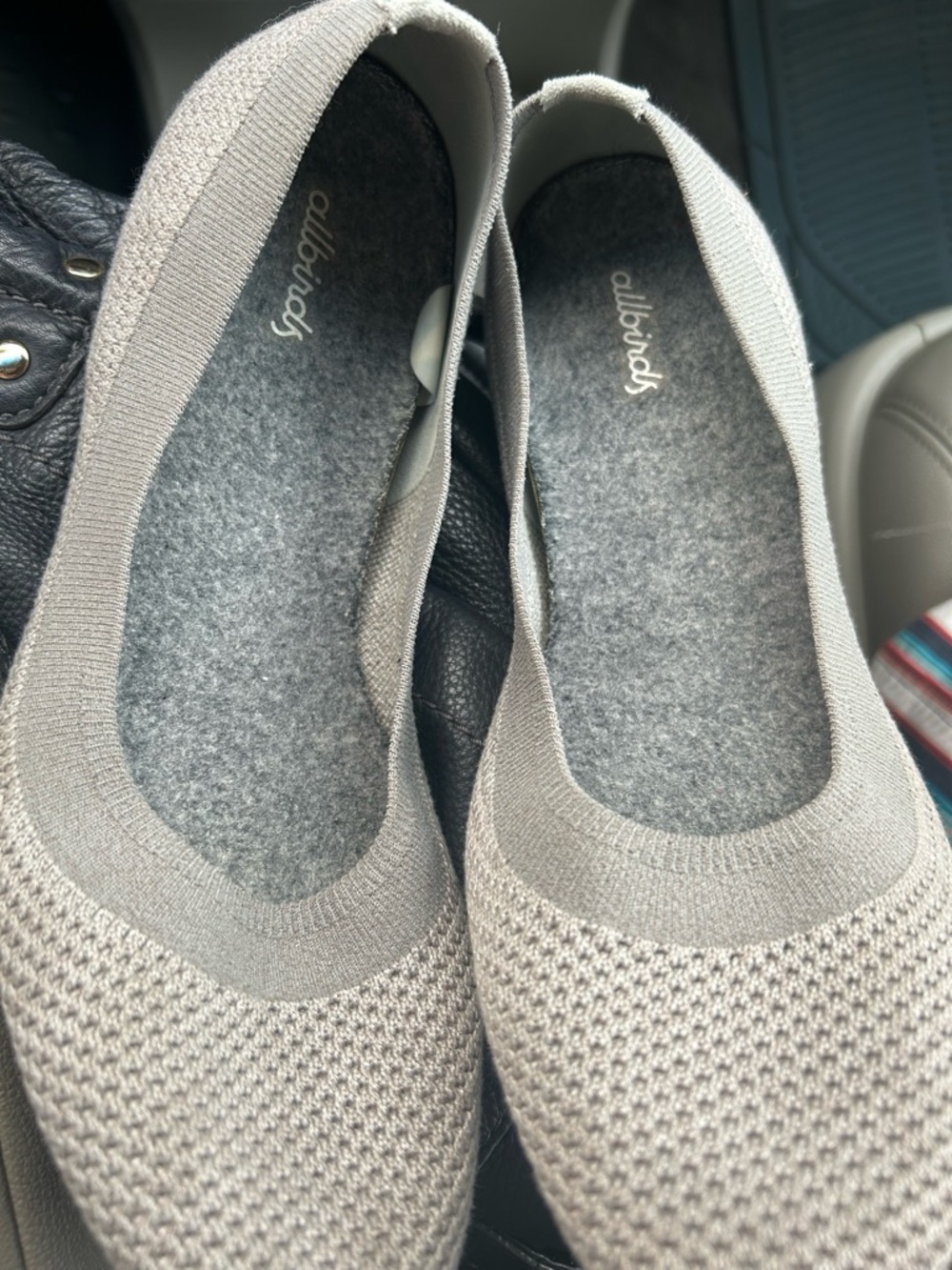 Gray all birds ballet  flats size 10